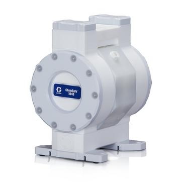 1+ChemSafe 1040 — двухмембранный насос с пневматическим приводом, седло и шар из фторопласта, мембрана опрессованная из фторопласта Graco 24X424