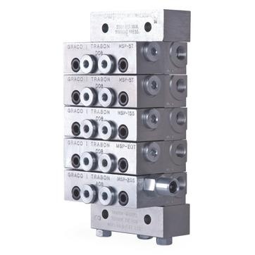 1+Делитель Trabon® MSP — 4-секционные основания - NPSF Graco 24G486
